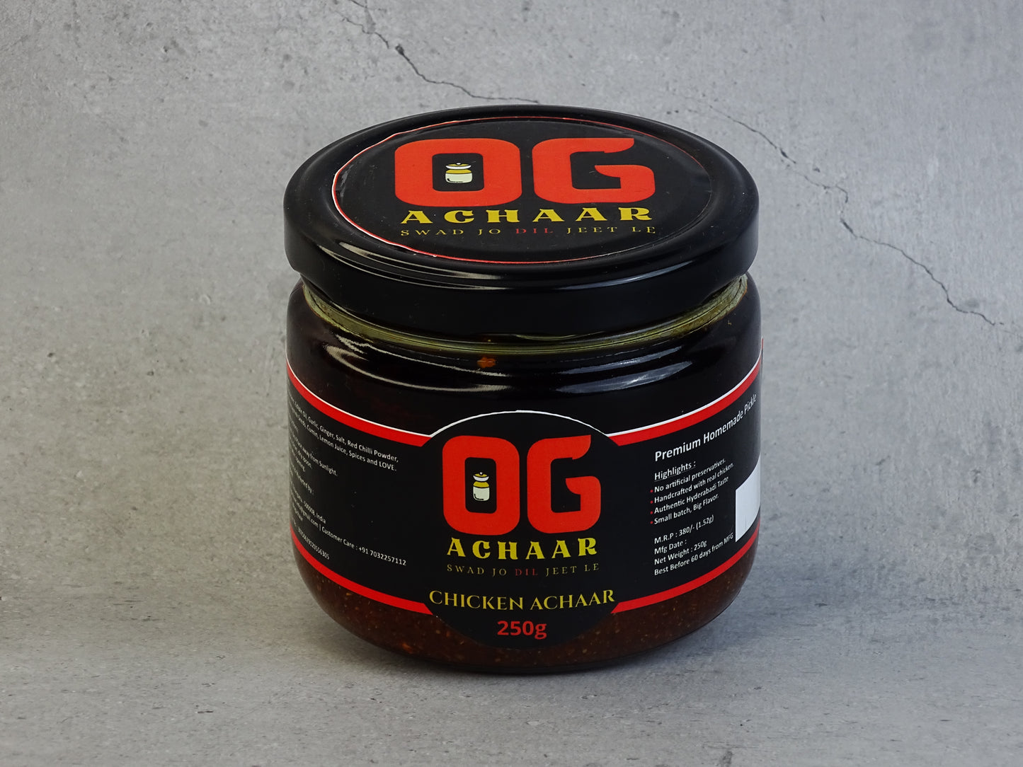OG Chicken Achaar – 250g Jar