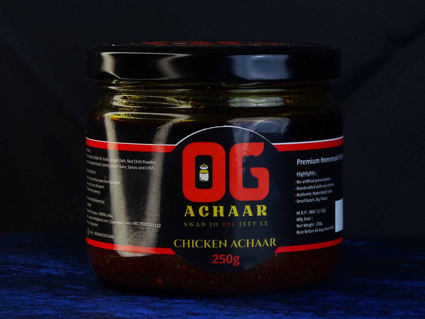 OG Chicken Achaar – 250g Jar