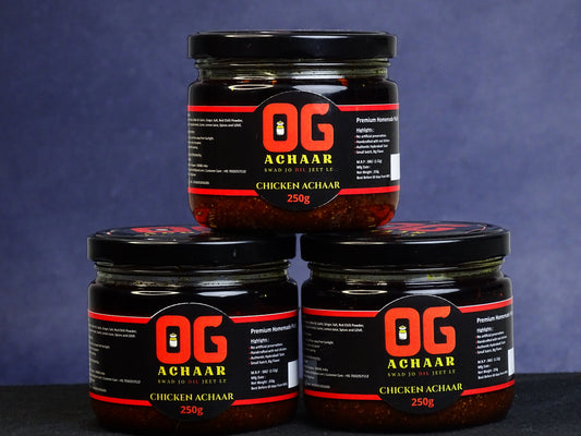 OG Achaar – Combo of 3 Jars (250g x 3)